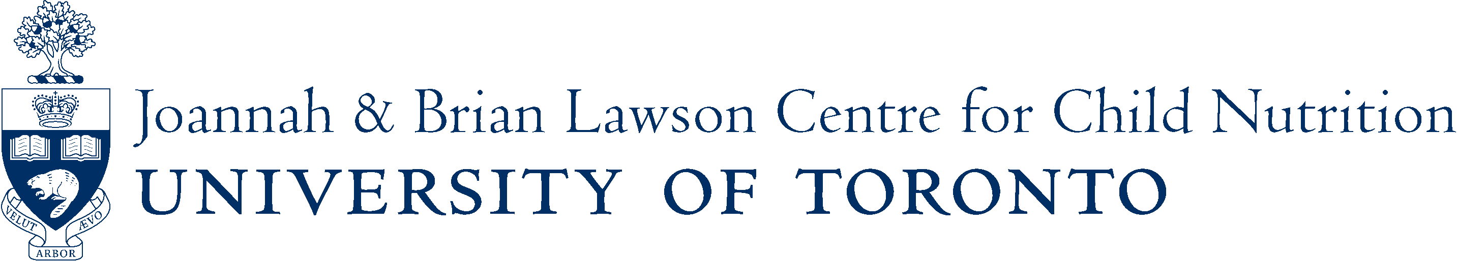 Logo of the University of Toronto's Joannah & Brian Lawson Centre for Child Nutrition